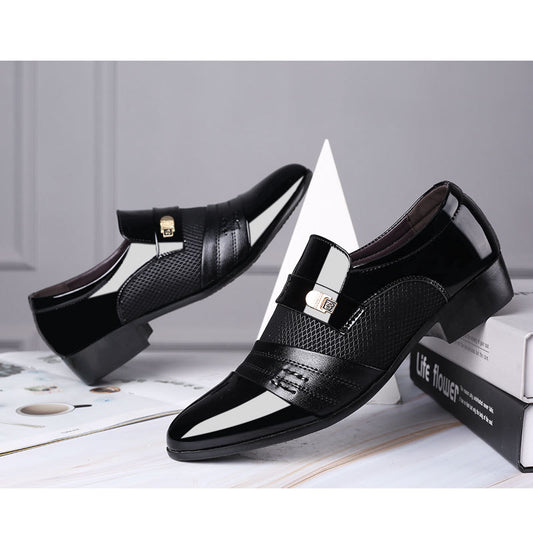 Sila X Men's Classic Leather Casual Formal Shoes