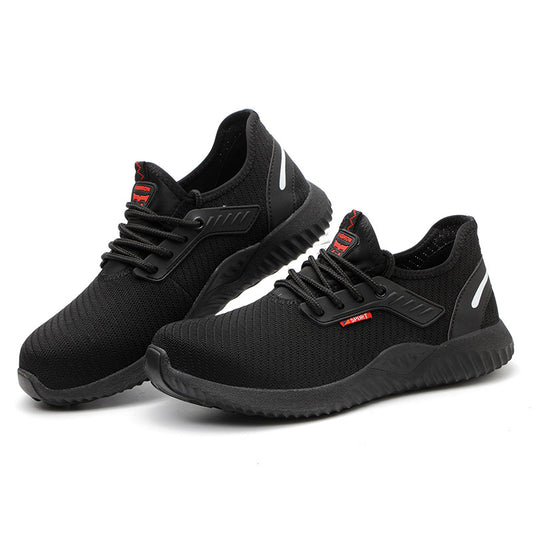 Breathable Steel Toe Safety Work Shoes Anti-Smashing Lightweight Industrial Shoes